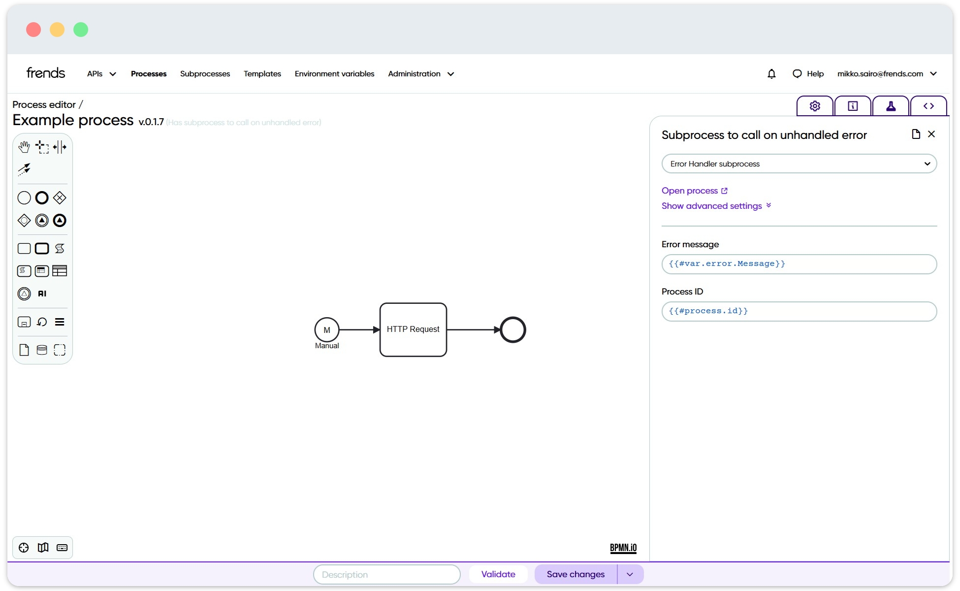 Image showing parameters for Subprocess to call on unhandled error.